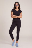 Short Sleeve Tee and Capri Leggings Set