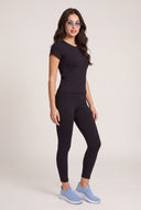 Short Sleeve Tee and Capri Leggings Set