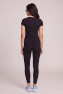 Short Sleeve Tee and Capri Leggings Set