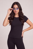 Short Sleeve Tee and Capri Leggings Set