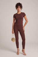 Short Sleeve Tee and Capri Leggings Set