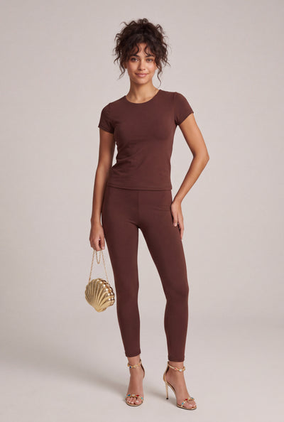 Short Sleeve Tee and Capri Leggings Set