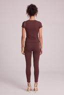 Short Sleeve Tee and Capri Leggings Set