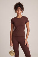 Short Sleeve Tee and Capri Leggings Set
