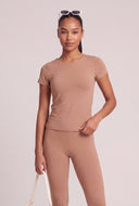 Short Sleeve Tee and Capri Leggings Set