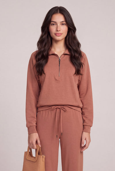 Maddie Quarter Zip Pullover