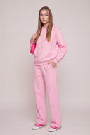 Glam Cross Wide Leg Sweatpants