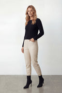 Sarai Cable Knit Crop Sweater