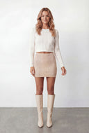 Sarai Cable Knit Crop Sweater