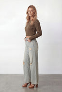 Sarai Cable Knit Crop Sweater