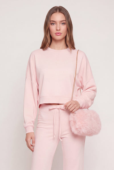 Modal Crop Sweatshirt