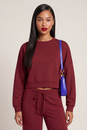 Modal Crop Sweatshirt