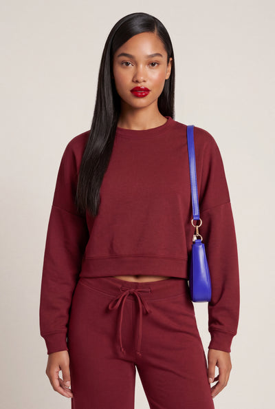 Modal Crop Sweatshirt
