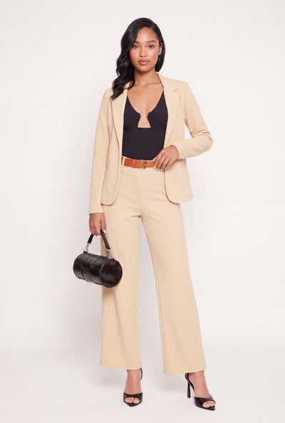 Belted Dress Pants
