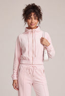 Velour Drawstring Top