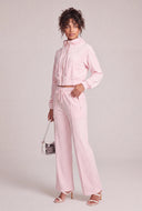 Velour Drawstring Top