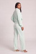Velour Drawstring Top
