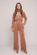 Velour Zip Sweatpants