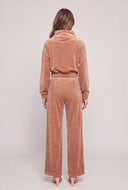 Velour Zip Sweatpants