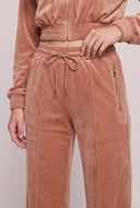 Velour Zip Sweatpants