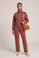 Jaycee Contrast Zip Sweatshirt