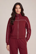 Jaycee Contrast Zip Sweatshirt