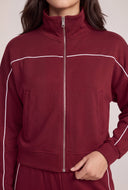 Jaycee Contrast Zip Sweatshirt