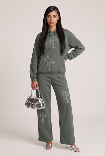 Glam Cross Sweatpants