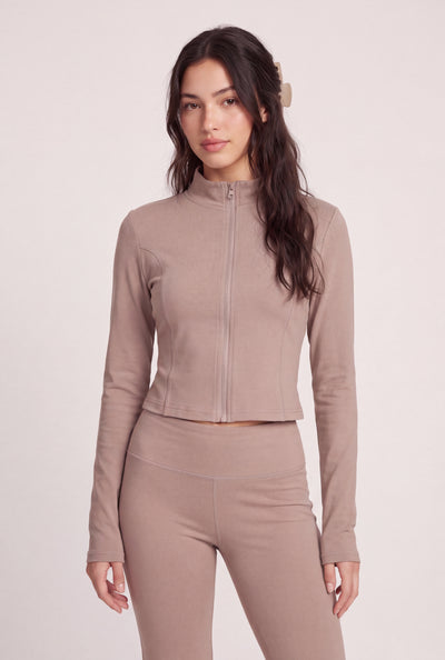 Elsie Crop Zip Jacket