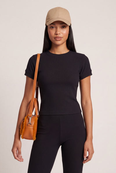 Eileen Rib Knit T-Shirt