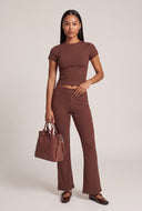 Eileen Rib Knit T-Shirt