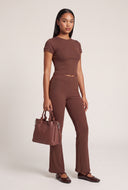 Eileen Rib Knit T-Shirt