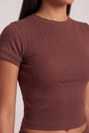 Eileen Rib Knit T-Shirt