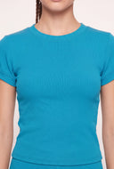 Eileen Rib Knit T-Shirt