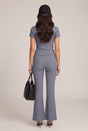 Eileen Rib Knit Flare Pants