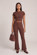 Eileen Rib Knit Flare Pants