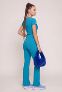 Eileen Rib Knit Flare Pants