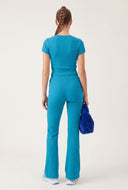 Eileen Rib Knit Flare Pants