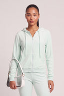 Amara Velour Zip Hoodie
