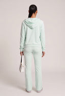 Amara Velour Zip Hoodie