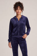 Amara Velour Zip Hoodie