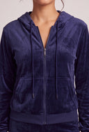 Amara Velour Zip Hoodie