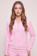 Amara Velour Zip Hoodie