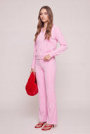 Amara Velour Bootcut Pants