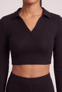 Eloise Long Sleeve Crop Top