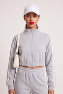 Gemma Zip Crop Top
