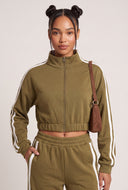 Gemma Zip Crop Top