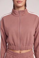 Gemma Zip Crop Top