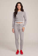 Contrast Crop Sweater