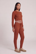 Contrast Crop Sweater